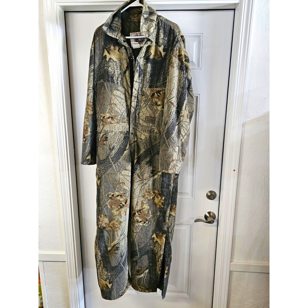 Walls Men’s XL Short Insulated Cotton Coveralls Realtree Hardwood Camo